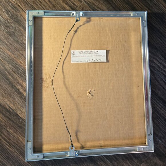 Vintage ROBERT STILLS GALLERY, INC. Foil Technique Art Featuring Pilgrim Girl - Picture 2 of 4